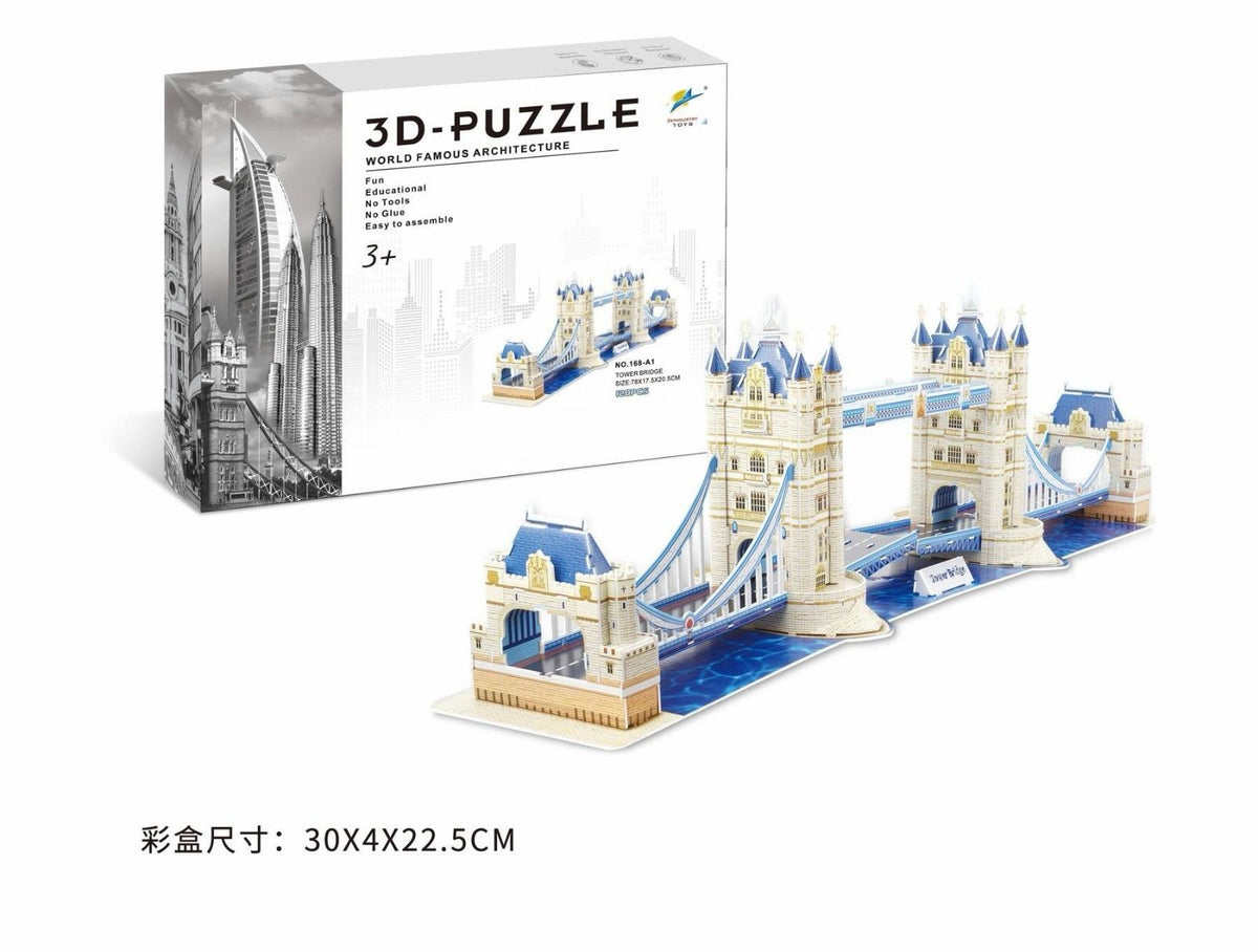 Zendustry Toys 3D Puzzle Tower Bridge 120 Pieces