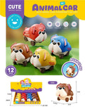 Bulldog Animal Push and Go Car