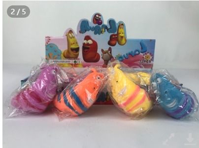 Cartoon Larva Squishy Squeeze Toy