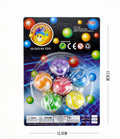 JDN Bouncing Balls Marble Swirl, 6 on a Card