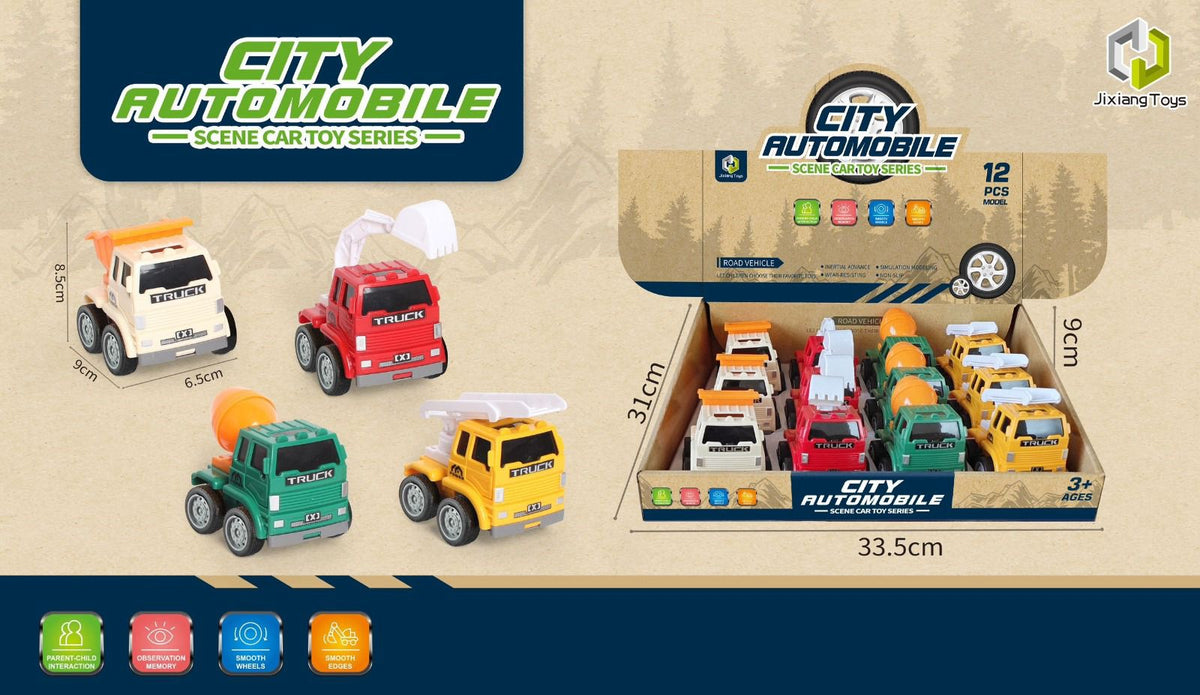 Jixiang Toys City Automobile Inertia Construction Truck