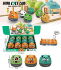 Mini Cute Car Monster Face Press and Go Toy