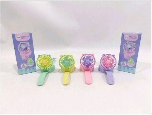 Pastel Handheld Mini Fan with Folding Handle