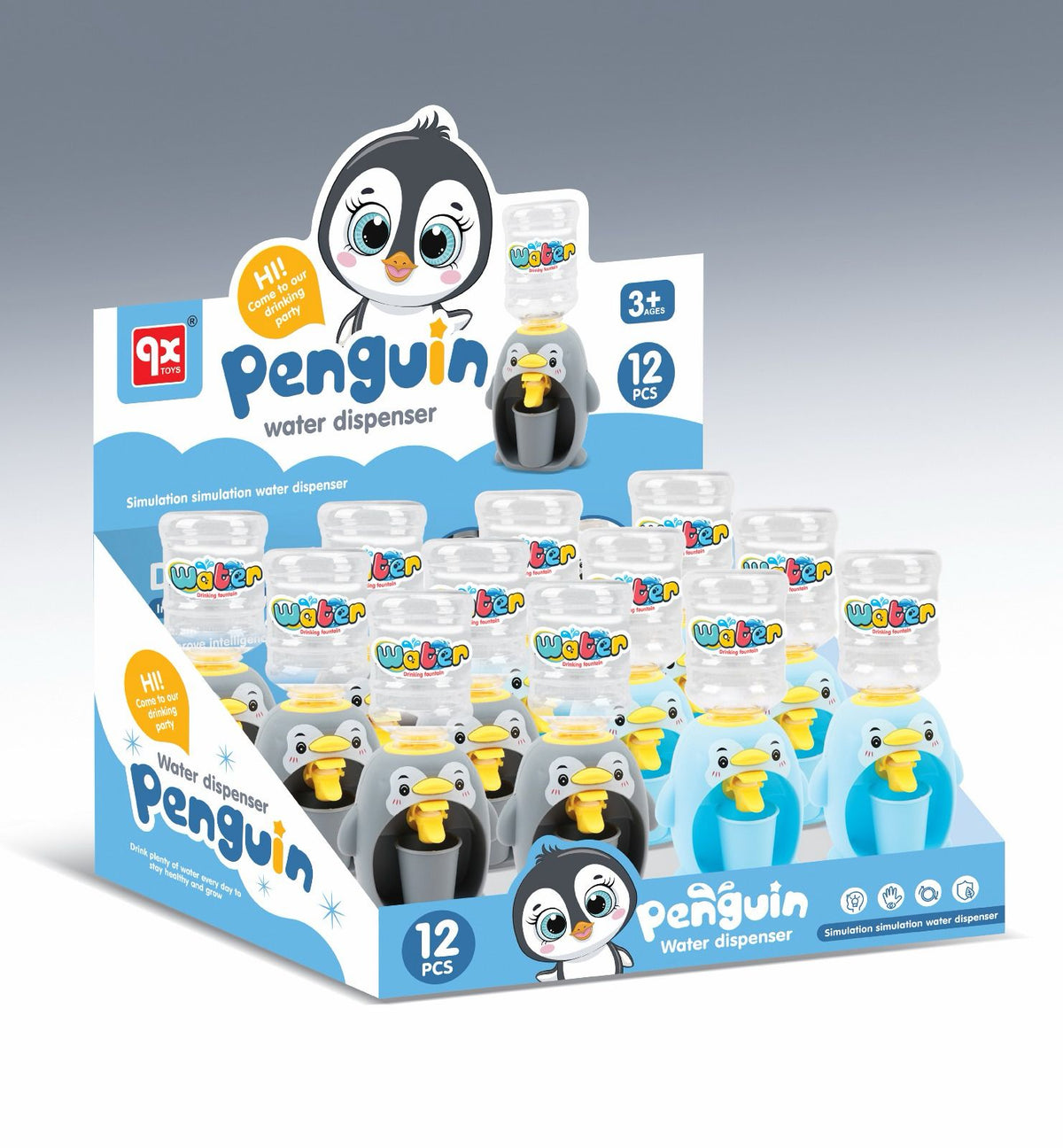 Penguin Mini Water Dispenser Toy